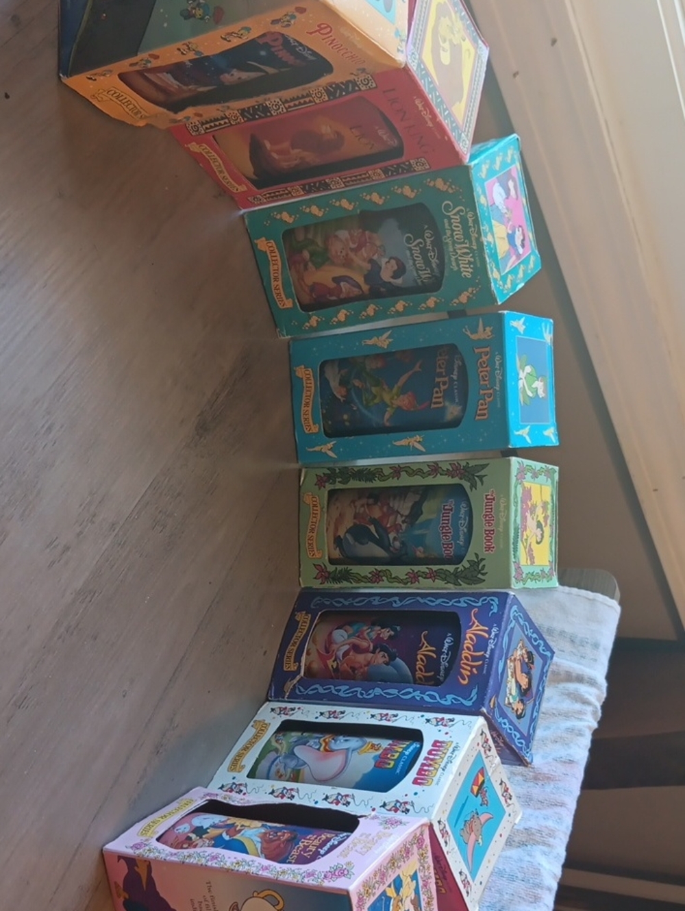 1994 Vintage Burger King Disney Collector Series Glasses-Complete Set of 8